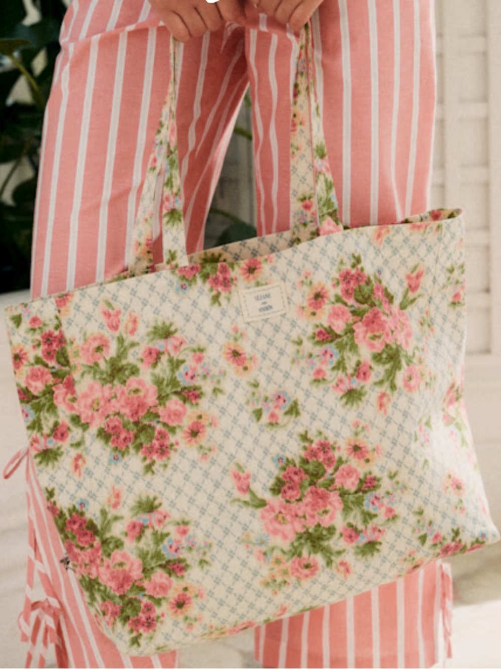 NWOT Sézane x Andión Tote Bag - Picture 5 of 5